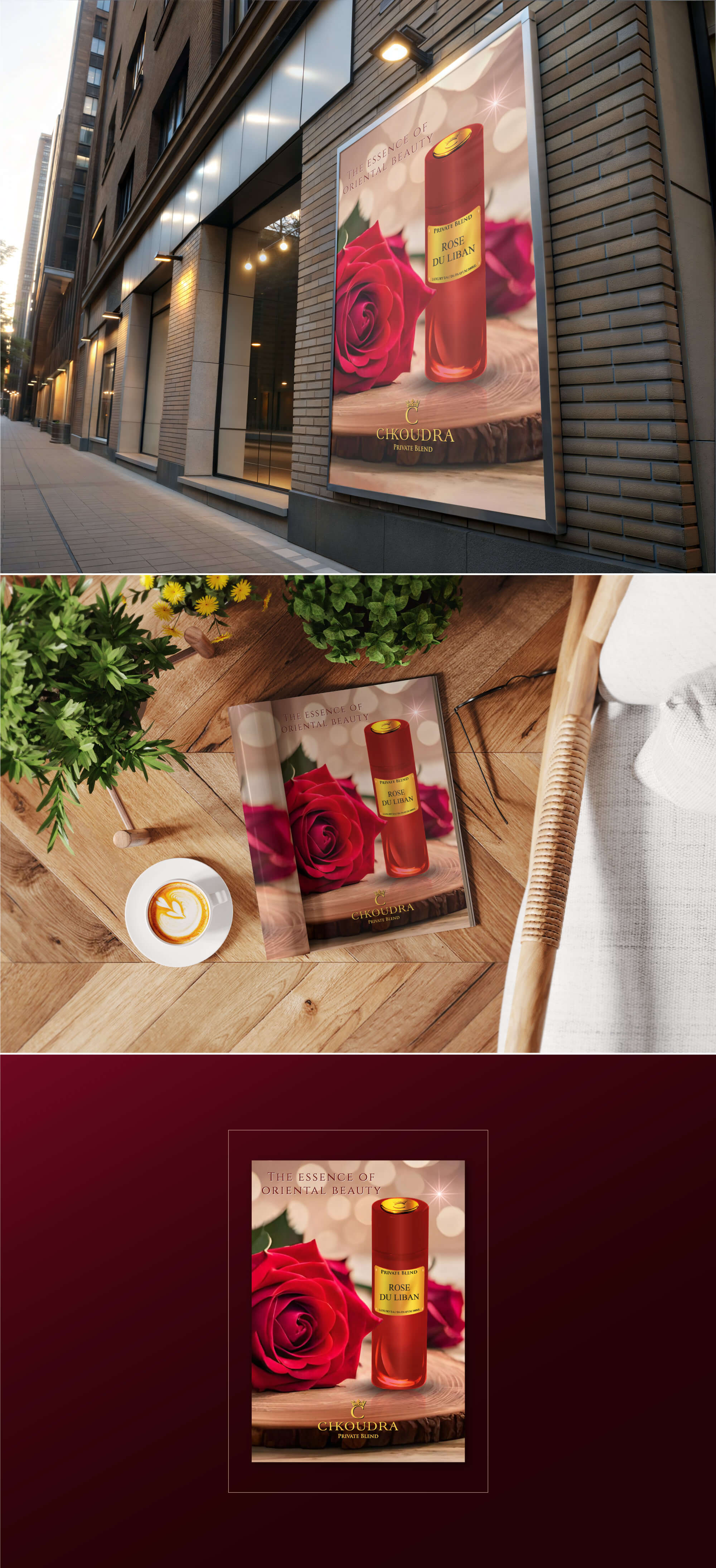 Chkoudra Private Blend - Rose Du Liban - Ad Design by Sajid Sulaiman