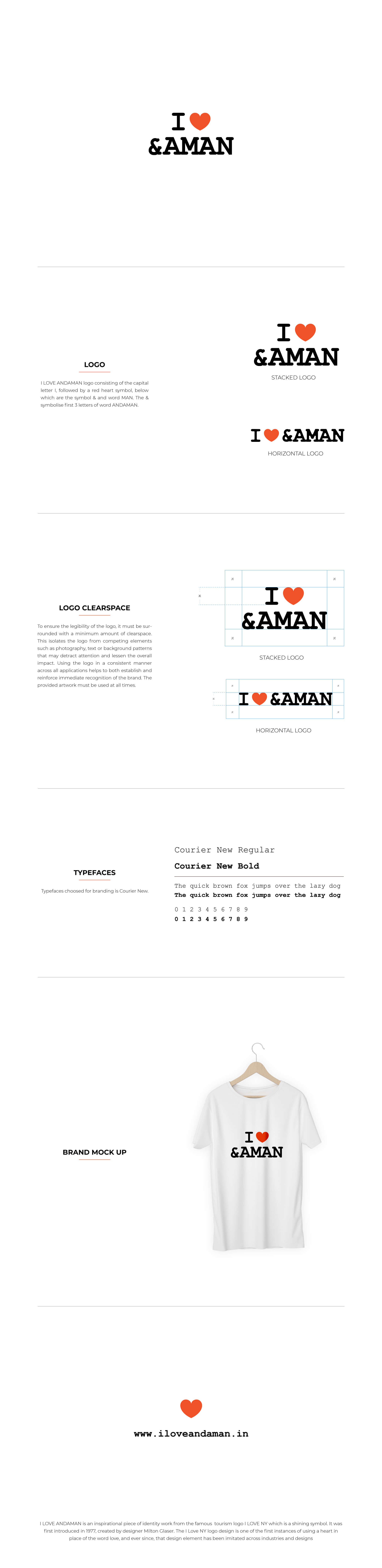 I love Andaman logo design by freelance graphic designer Sajid Sulaiman 