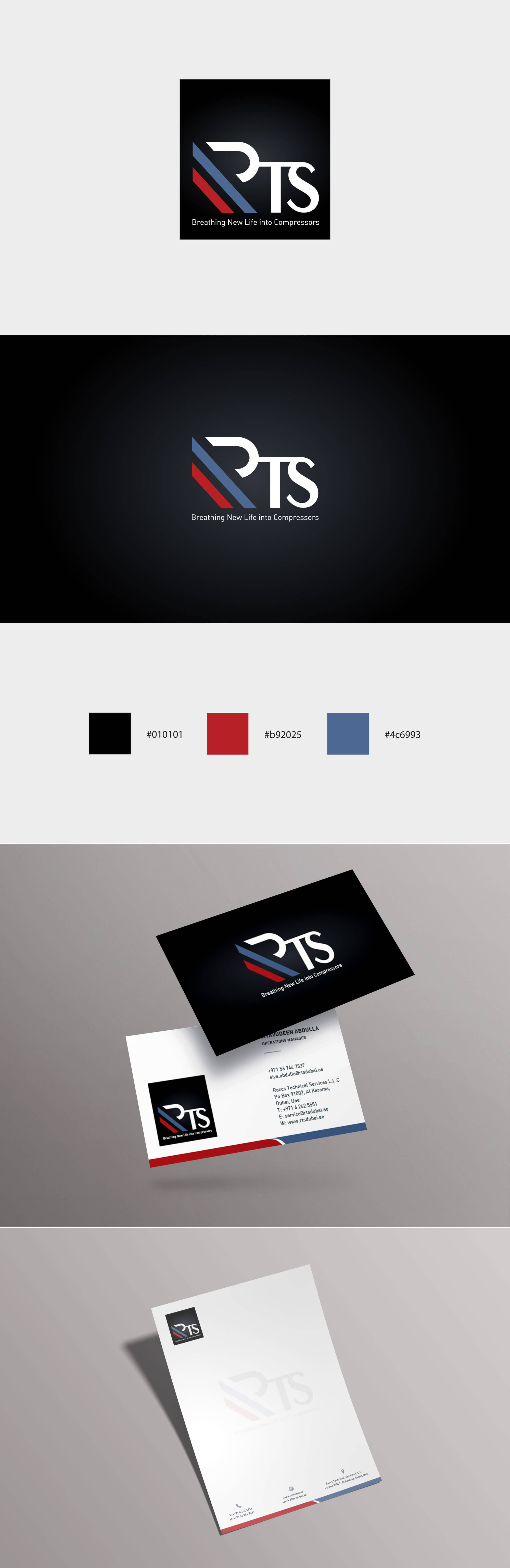 RTS logo design by freelance graphic designer Sajid Sulaiman 