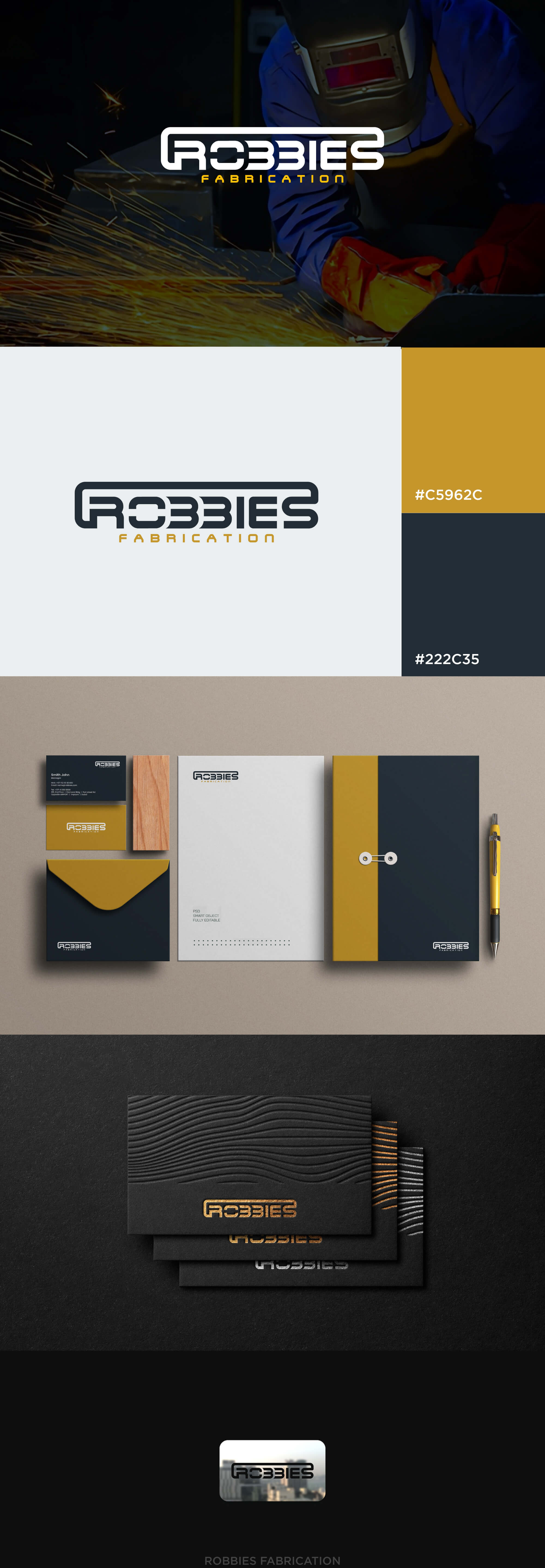 Robbies Fabrication Logo by SAJID SULAIMAN