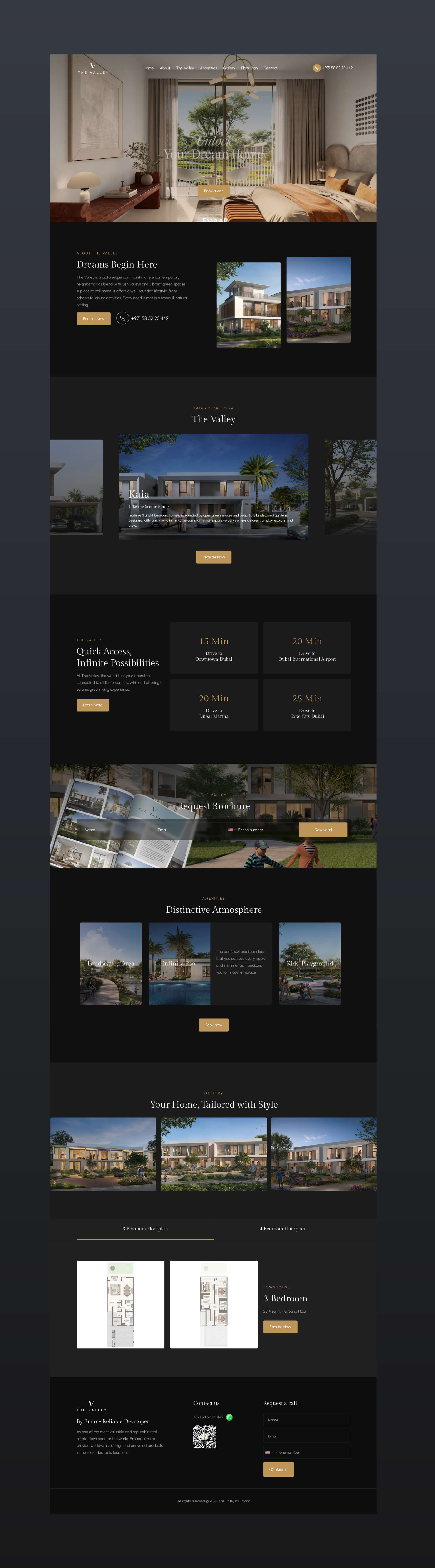The Valley Website By Freelance Web Designer Sajid Sulaiman