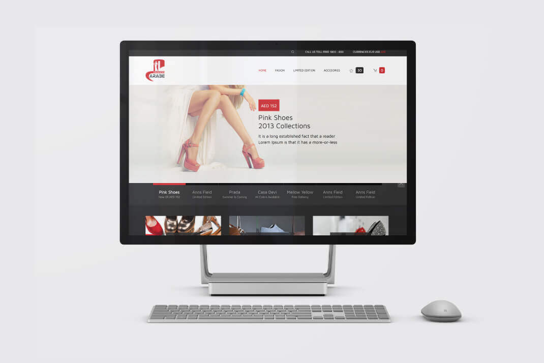 Arab Fasion E-commerce Website by SAJID SULAIMAN