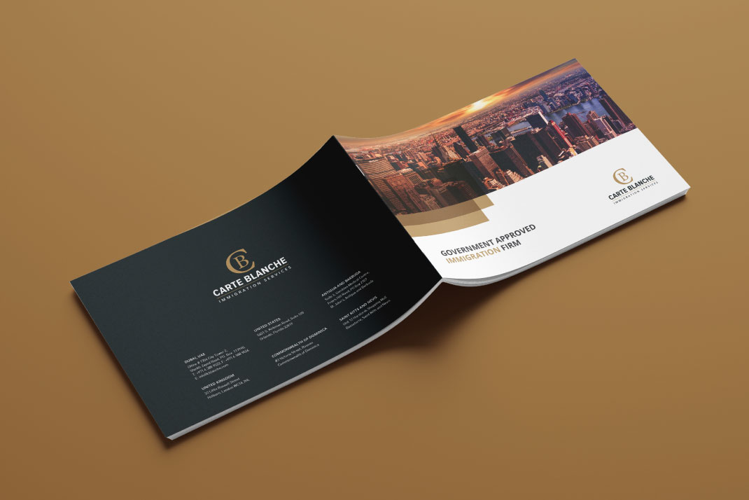 CARTE BLANCHE Brochure by SAJID SULAIMAN