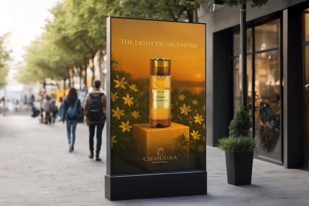 Chkoudra Private Blend - Jasmin De Carthage - Ad Design by Sajid Sulaiman