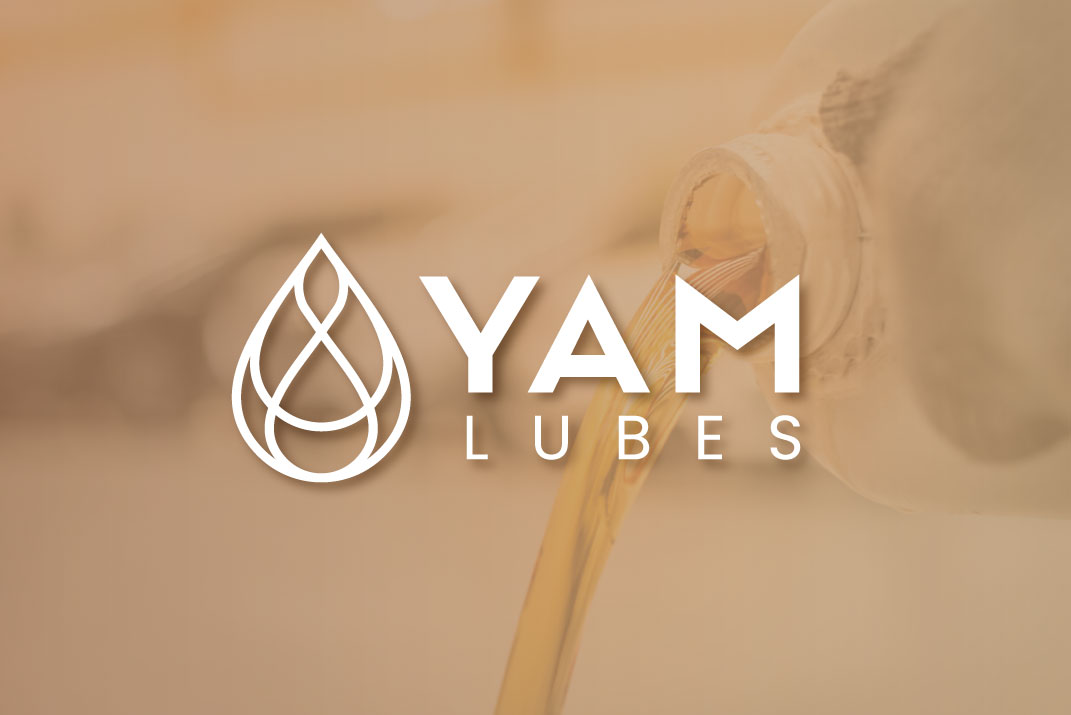 Yam Lubes logo design by freelance graphic designer Sajid Sulaiman